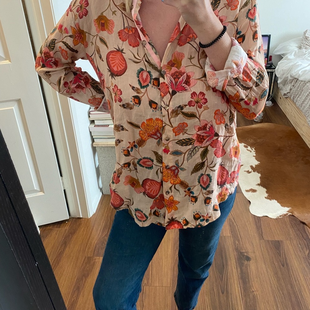 Johnny was floral button down